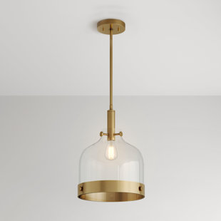 SIGNATURE HARDWARE Crozet 1 - Light Dome Pendant