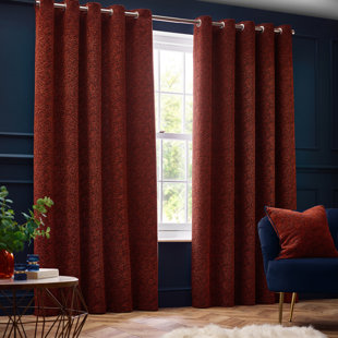 PAOLETTI Chenille Room Darkening Eye Curtains