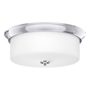 SIGNATURE HARDWARE Gardenville 3 - Light 15" Wide Flush Mount Ceiling Fixture