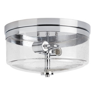 SIGNATURE HARDWARE Ocana 2 - Light 13" Wide Flush Mount Ceiling Fixture