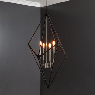 SIGNATURE HARDWARE Birchleaf 4 - Light 20.38" Wide Chandelier