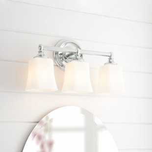 SIGNATURE HARDWARE Scarborough 3 - Light 18" Wide Bathroom Vanity Light