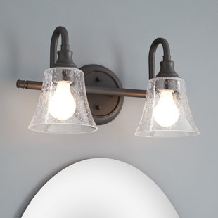 SIGNATURE HARDWARE Milldale 2 - Light 17" Wide Bathroom Vanity Light