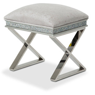 MICHAEL AMINI Melrose Plaza Accent Stool