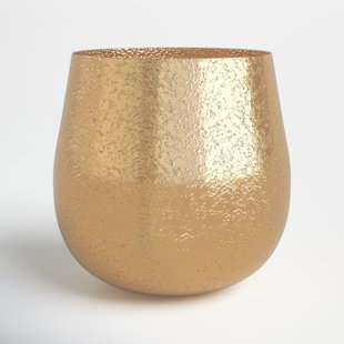 ALLMODERN Drake Metal Pot Planter