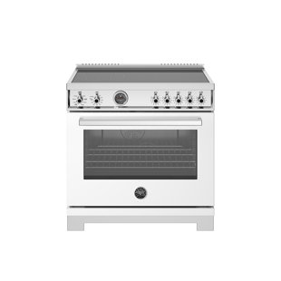 BERTAZZONI Professional Series Induction Range 36" - 5 Heating Zones + Cast-Iron Griddle - Self-Clean Oven