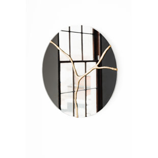 APHROCHIC Kintsugi Round Wall Mirror