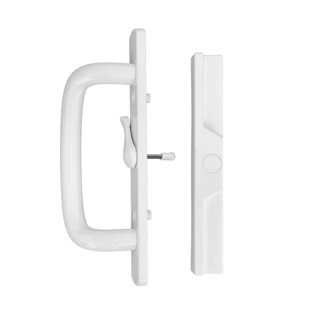G.A.S. HARDWARE Handle Set for Sliding Glass Patio Doors Replacement Door Repair Center Latch