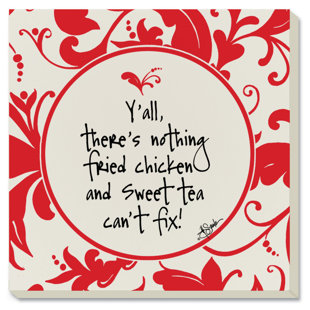 THIRSTYSTONE Fried Chicken and Sweet Tea Occasions Trivet