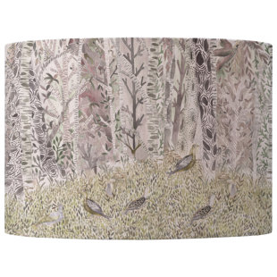 VOYAGE MAISON Whimsical Tale Cotton Drum Lamp Shade ( Uno ) in Multicoloured