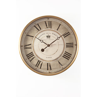 ONE ALLIUM WAY® Mcgrail Metal Wall Clock