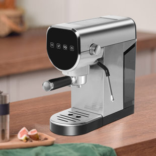 LUCKYREMORE 20 Bar Espresso Coffee Maker Machine with Milk Frother