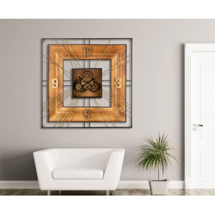 WILLISTON FORGE Wanduhr aus Holz Ameela