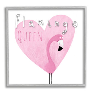 MASON & MARBLES " Flamingo Queen Phrase " by Carla Daly