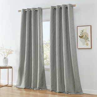 CANORA GREY Farnham Polyester Curtain Pair (Set of 2)