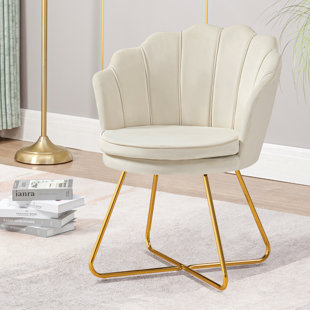 MERCER41 Avynlee Tufted Velvet Barrel Accent Chairs Armchair