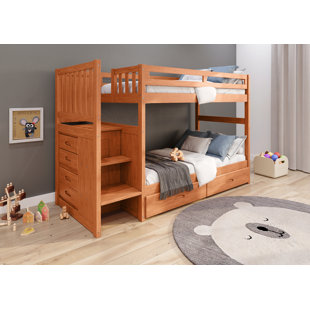 DISCOVERY WORLD FURNITURE Kids Bunk Bed with Drawers
