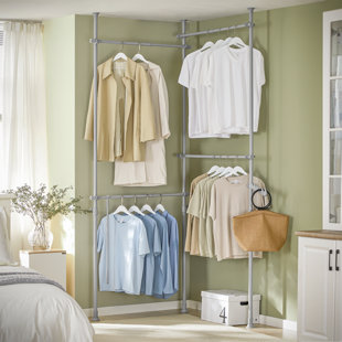 SYMPLE STUFF Shanell 138cm - 235cm Wide Clothes Storage System