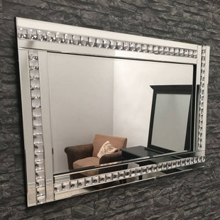 EXCLUSIVE MIRRORS Alma Crystal Glam Venetian Wall Mirror