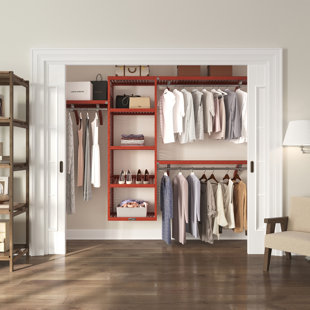 John Louis Home Solid Wood Walk-In Closet System