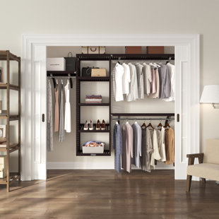 John Louis Home Solid Wood Walk-In Closet System