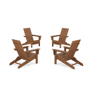 POLYWOOD® X ALLMODERN Plastic Folding Adirondack Chair