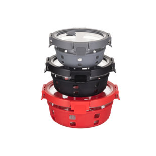 Genicook Borosilicate Glass 3 Container Food Storage Set