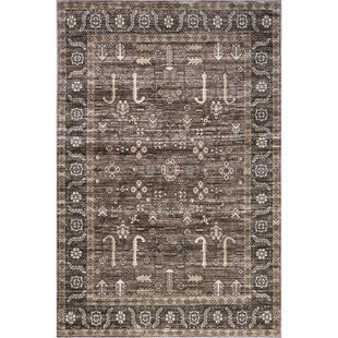 Lauren Liess x Rugs USA Redwood Vintage Machine Washable Area Rug