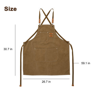 EIDER & IVORY™ Solid Color Canvas Bib Apron