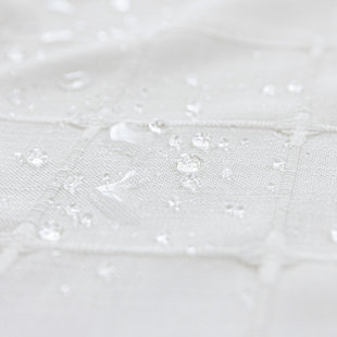 GRACIE OAKS Baskije Geometric Tassels Shower Curtain with Liner Included