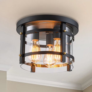 17 STORIES Markk Glass Flush Mount