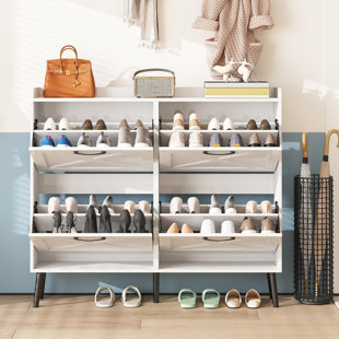 ORGANIZEDLIFE 32 Pair Shoe Storage Cabinet