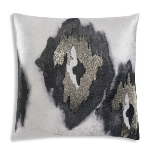 MARIE BURGOS DESIGN Jade Ikat Pillow Cover & Insert
