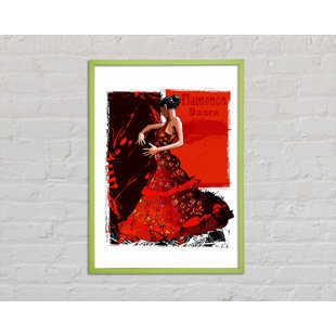 ROSDORF PARK Flamenco 1 Gerahmter Druck Wandkunst