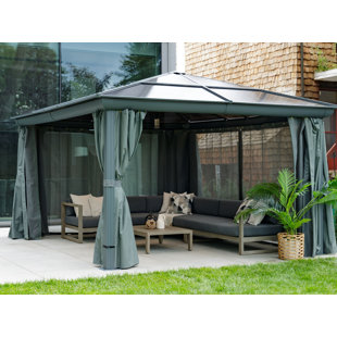 GAZEBO PENGUIN 14 Ft. W x 10 Ft. D Aluminum Venus Patio Gazebo
