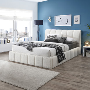 WADE LOGAN® Birjesh Upholstered Platform Bed