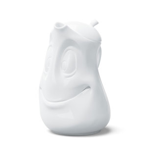 FIFTYEIGHT PRODUCTS US 40 Cup Coffee and Tea Carafe in Good Mood Funny Face