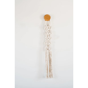 CANDICE LUTER ART + INTERIORS “Scala” Knot Fiber Wall Hanging