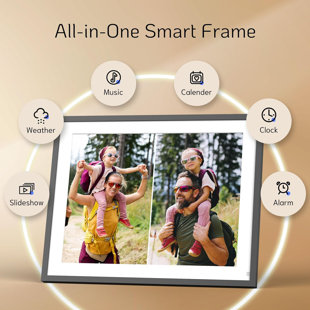 NexFoto 16.7 inch 32GB WiFi Digital Picture Frame with IPS Touch Screen - Elevate Your Home Decor