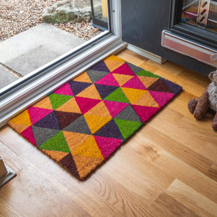 Nicola Spring - Coir Door Mat - Triangle