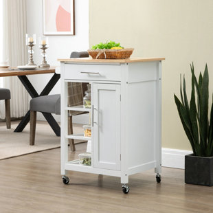 ANDOVER MILLS™ Kleiman Wood Kitchen Island