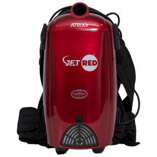ATRIX INTERNATIONAL Atrix Jet Red HEPA Backpack Vacuum