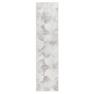 TOWN & COUNTRY LIVING TOWN & COUNTRY LUXE Maya Soft Arches Neutral Indoor Runner Area Rug with High-Low Texture, Gray