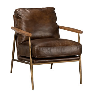 CLASSIC HOME Arnold Leather Armchair