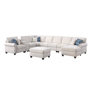 DEVION FURNITURE Eric Upholstered Sectional