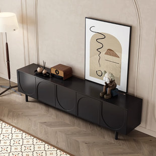 GREAT DEALS TRADING Solid Wood 78.74'' W Storage Credenza