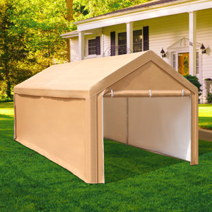 ARLMONT & CO. Monigue 10 Ft. W X 20 Ft. D Canopy Portable Garage Storage Shed Canopy