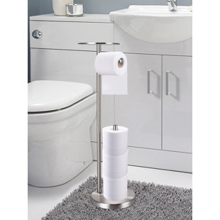 ELAINE MERCURE Free Standing Toilet Paper Holder