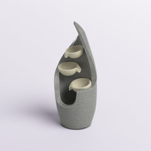 TRENT AUSTIN DESIGN® Radel Hand Crafted Outdoor Weather Resistant Floor Fountain with Light