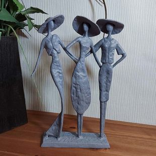 ASTORIA GRAND LADIES AT THE RACES Iron Figurine 27cm